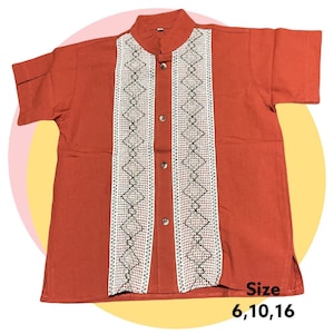 Mexican Boys Shirts size 8. Guayaberas size 8