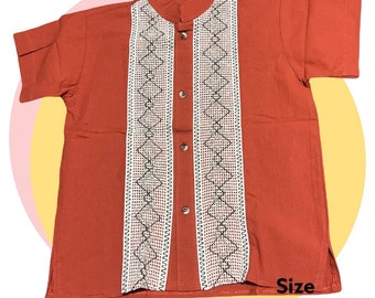 Mexican Boys Shirts size 8. Guayaberas size 8