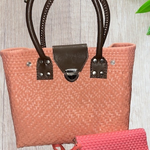 Handmade bags Mexican Woven Shoulder Bags and Wallets Recycle Material Shoulder Bags