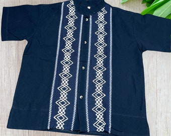 Mexican boy guayabera, Mexican Boys manta Shirt size 16