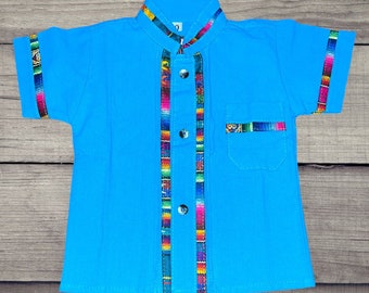 Mexican Boys Shirt, Mexican Boys Guayabera size14 and 16