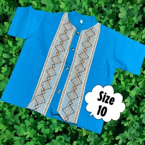 Mexican Boys  Guayabera size 10