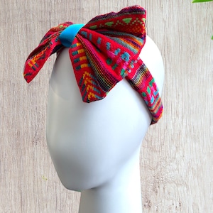 Girls Mexican Handmade Bow Headband