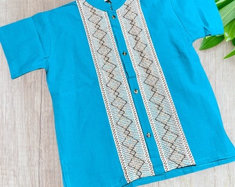 Mexican Boys Guayabera, Mexican Boys Shirt size 12