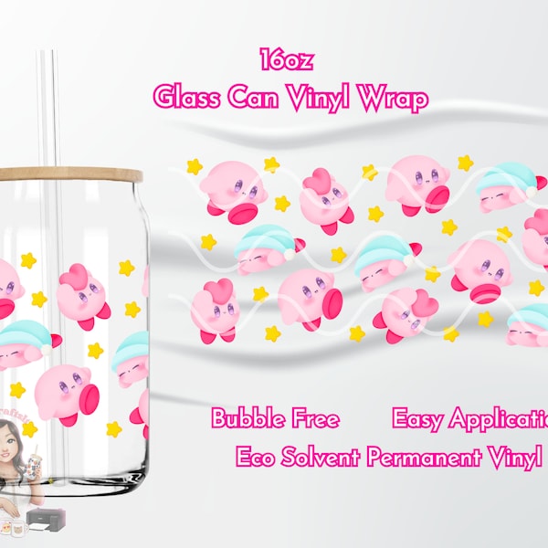 Kirby Glass Cup Wrap Etsy