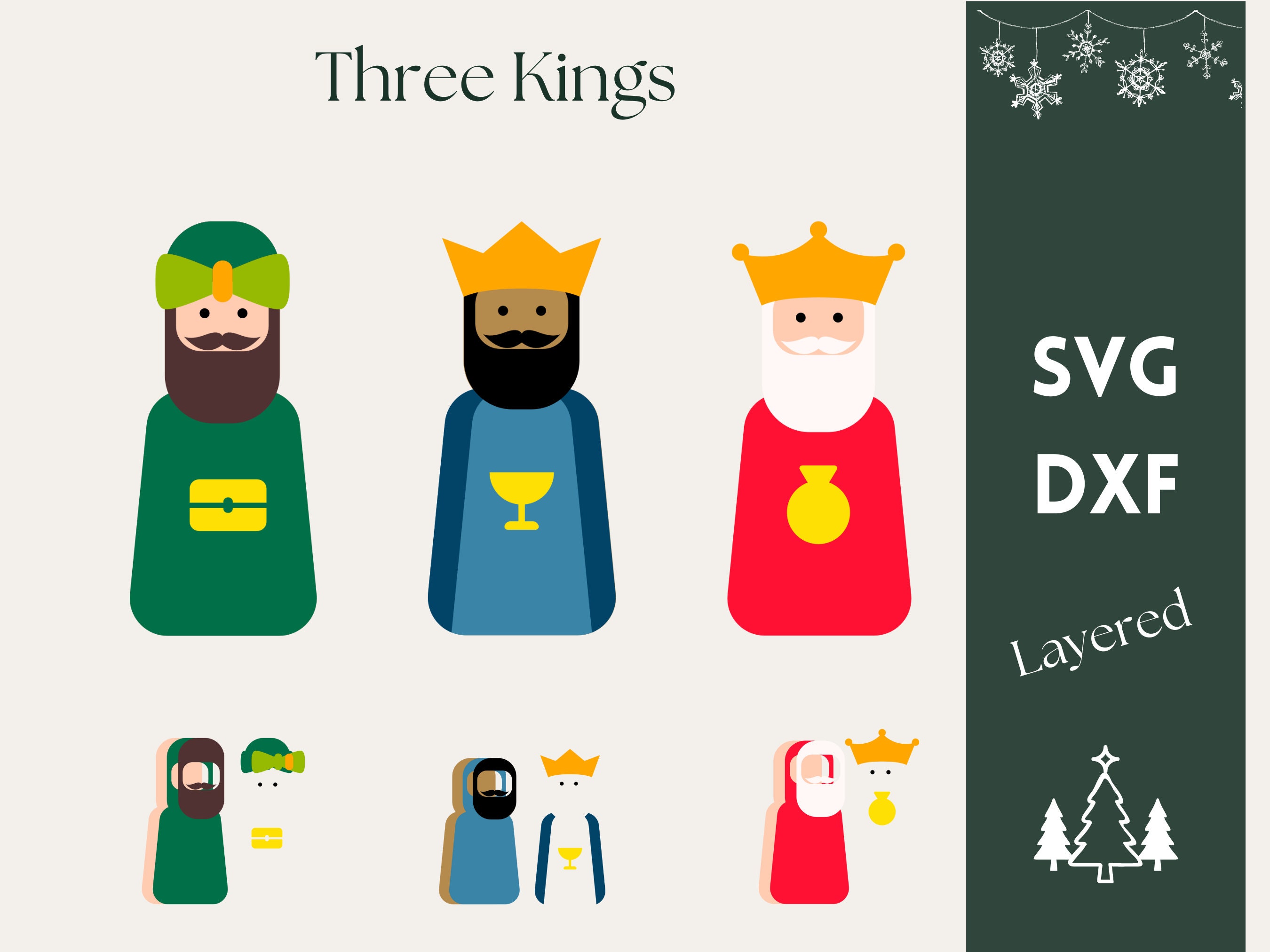 Rosca De Reyes, Dia De Los Reyes Magos, Rosca Svg, Cafecito, Three Kings  Cake, Three Wise Men Svg, Nativity Svg, Mexican Svg, SVG DXF PNG 