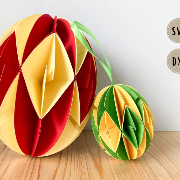 Happy easter home decor, easter egg svg, dxf file for cutting machine, plotter file. 3D paper craft, origami style.