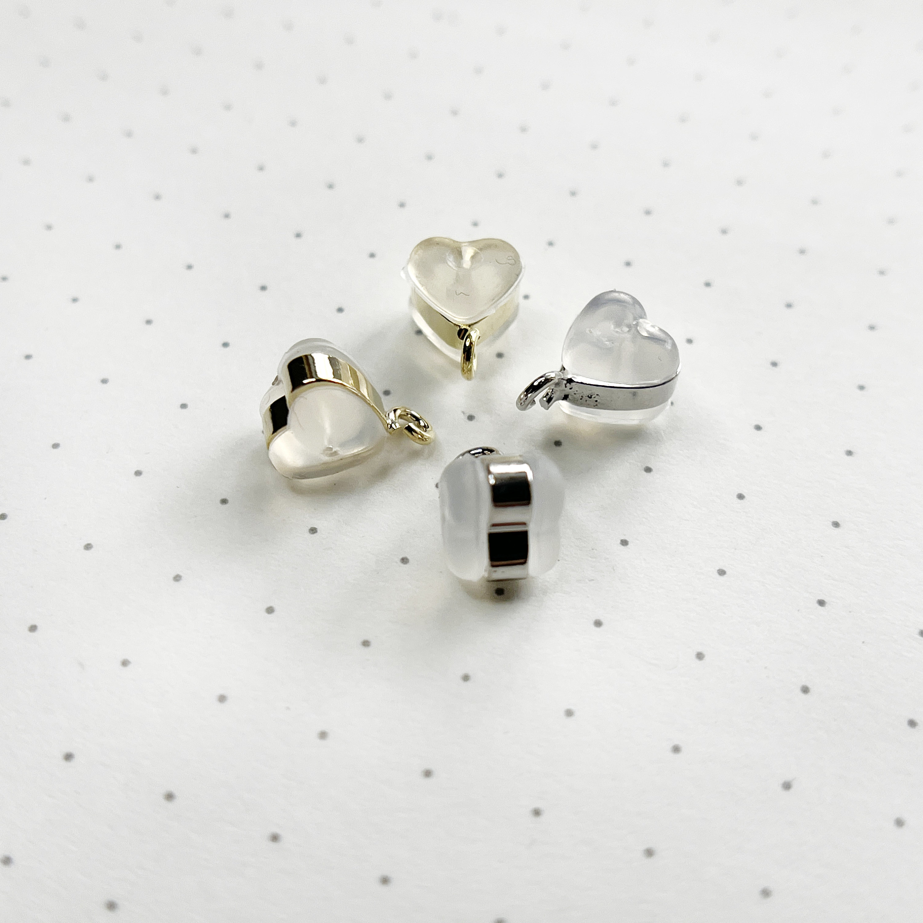 100PC Earring Backs Post Backings Stopper Silver Golden Stud Secure Hook  Earring