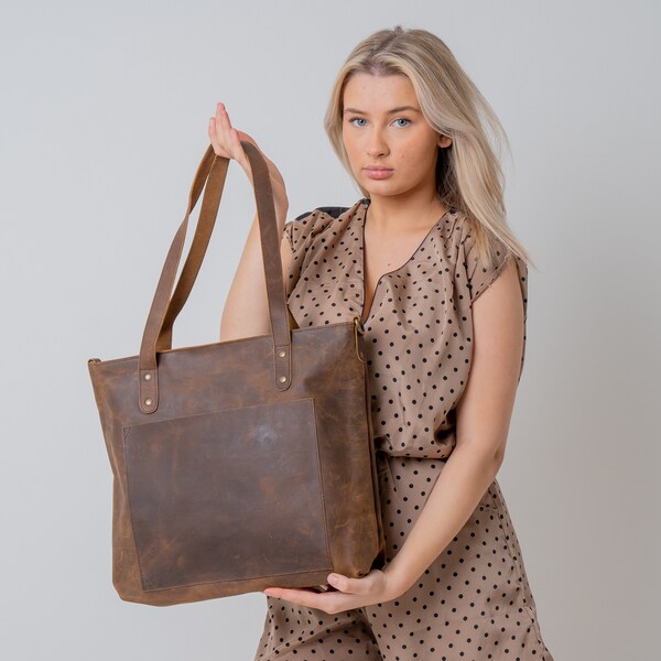Leather Tote Bag