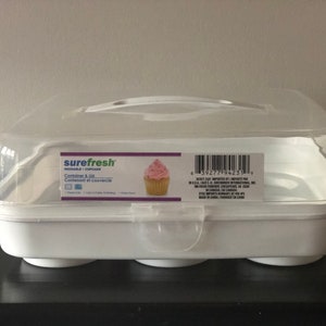 Sure Fresh Reusable Plastic Cupcake Container With Lid -  Norway