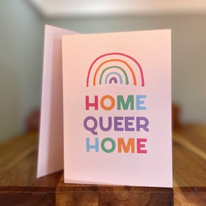 Home Queer HomeCelebration, Greeting Card, Queer, LGBT, Alternative image 2