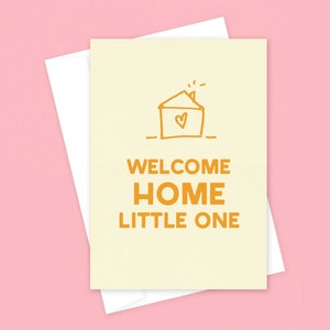 Welcome Home Little One — Adoption, Baby, Grußkarte, Alternative, Geburtstag —