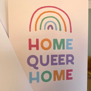 Home Queer HomeCelebration, Greeting Card, Queer, LGBT, Alternative image 5