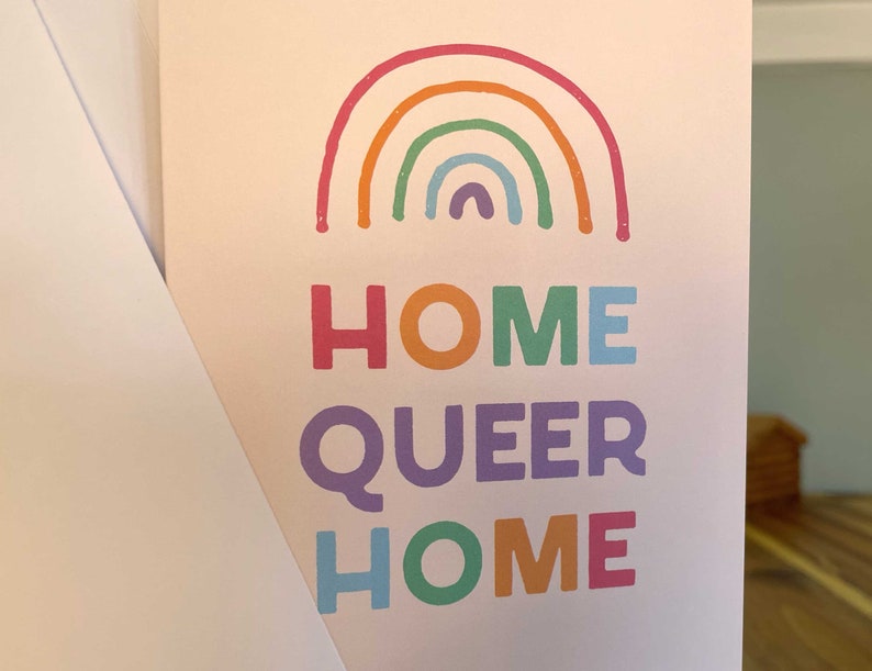 Home Queer HomeCelebration, Greeting Card, Queer, LGBT, Alternative image 5