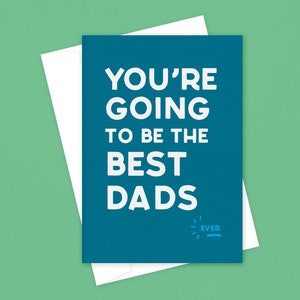 Jij wordt de beste vader: adoptie, baby, feest, wenskaart, alternatief