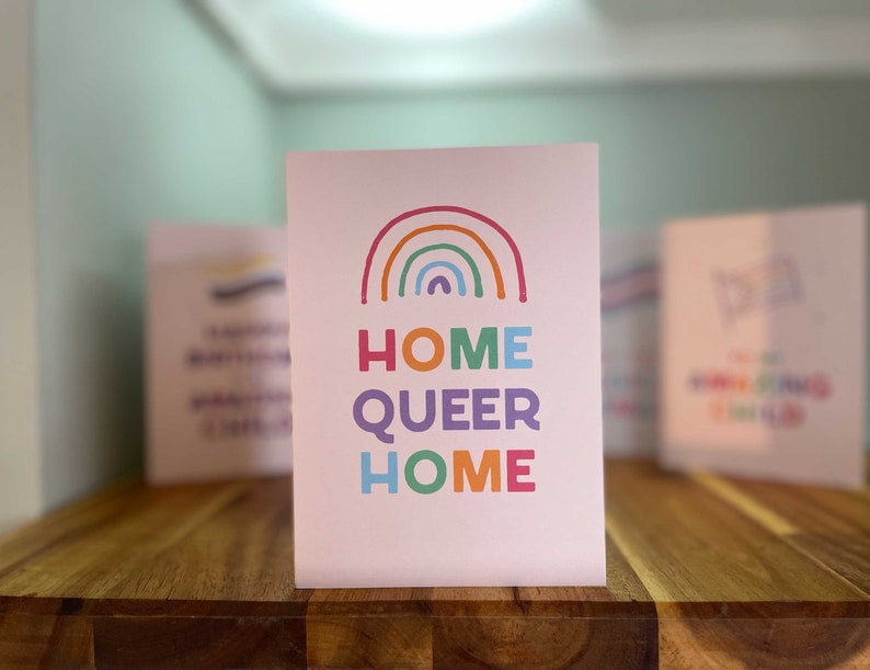 Home Queer HomeCelebration, Greeting Card, Queer, LGBT, Alternative image 6