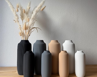 Dekovase, Trockenblumen, 3D Druck, Vase, Bodenvase, Dekoration
