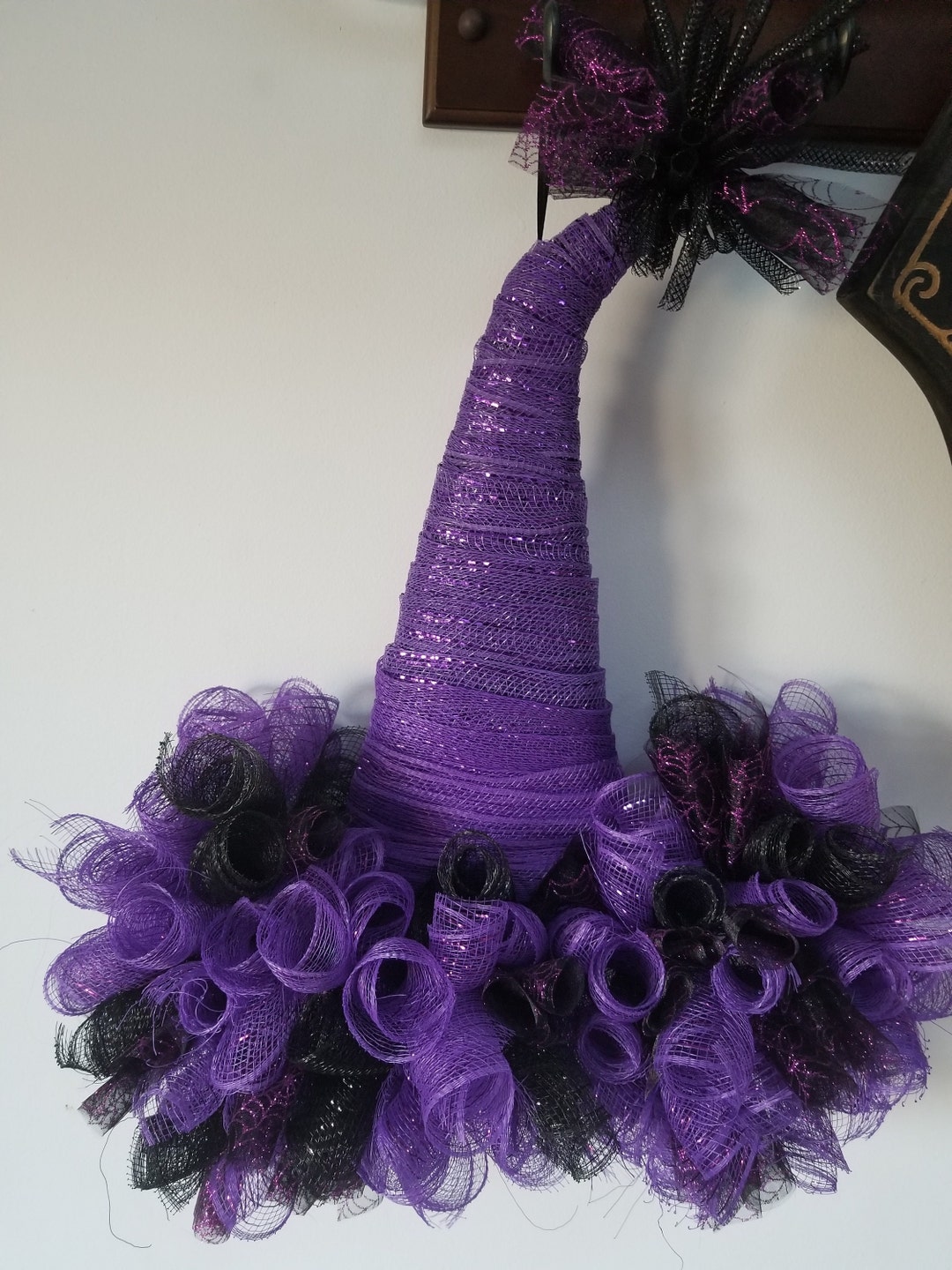 Purple Witch Hat Decor - Etsy
