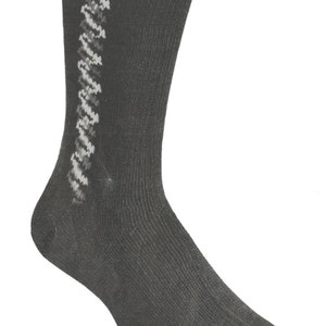 Men&#39;s Knitted Spiral Pattern Socks - Vintage Knitting Pattern from the 1940s - PDF Download
