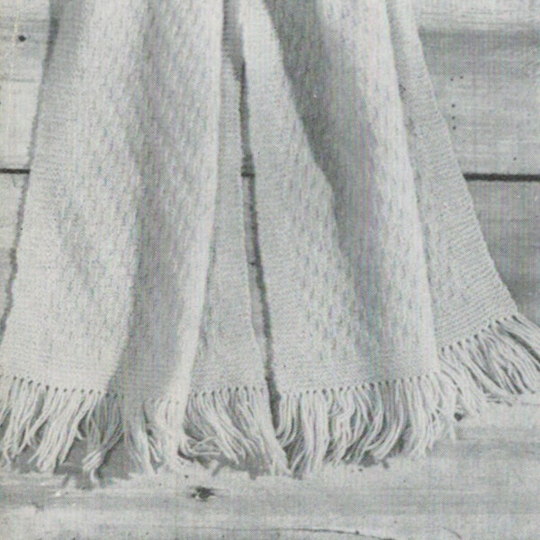 Cache-col ou écharpe pour homme - Patron de tricot rétro des années 50 - Téléchargement instantané