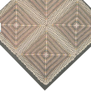 Crochet Rainbow Spread Bed Spread - Vintage Crochet Pattern from the 1930s - PDF Download