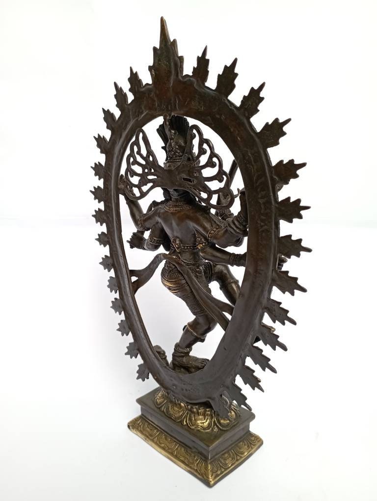 statuette bronze shiva Nataraja dansant Inde Bouddiste
