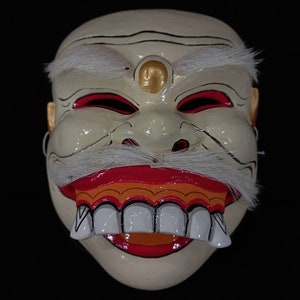 Sidakarya Wooden Mask Balinese Dance Mask Wall Mask Decor Wood Bali Mask Wall Art Decor