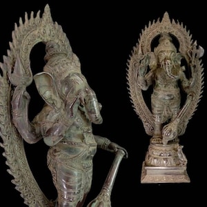 Ganesha Bronze Statue, Lord Ganesha, Ganesh Bronze Statue, Ganesha Idol, Hindu God