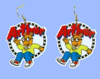 Arthur Earrings - Etsy Arthur Earrings - Etsy
