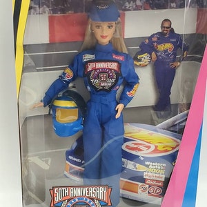 1998 50th anniversary store nascar barbie value