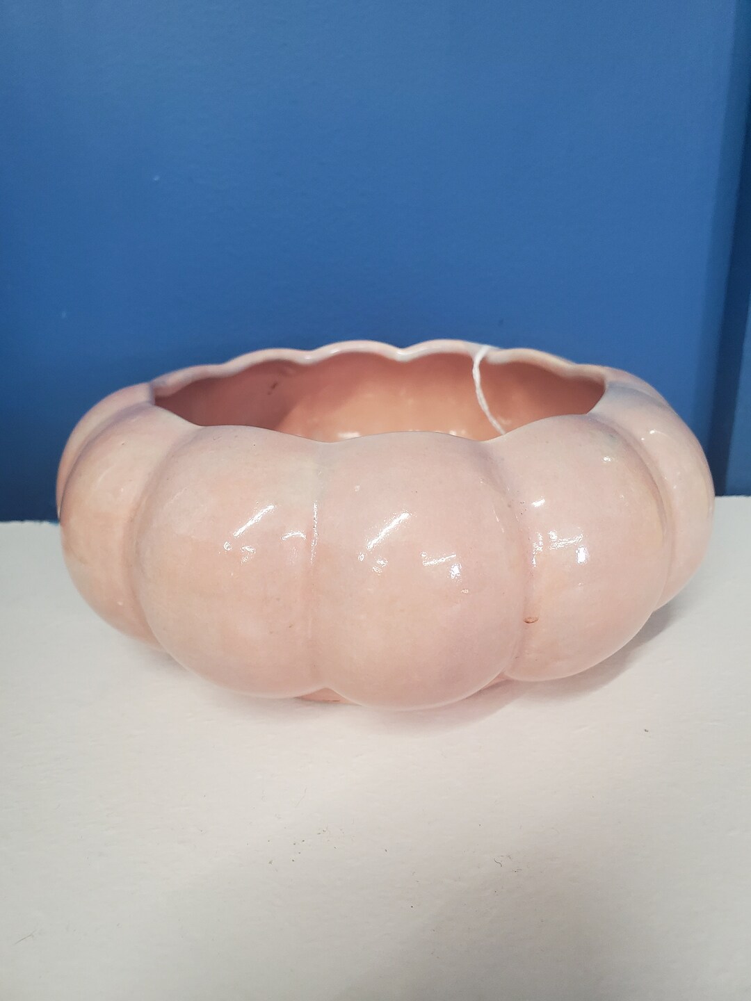 Vintage Pink Planter Etsy