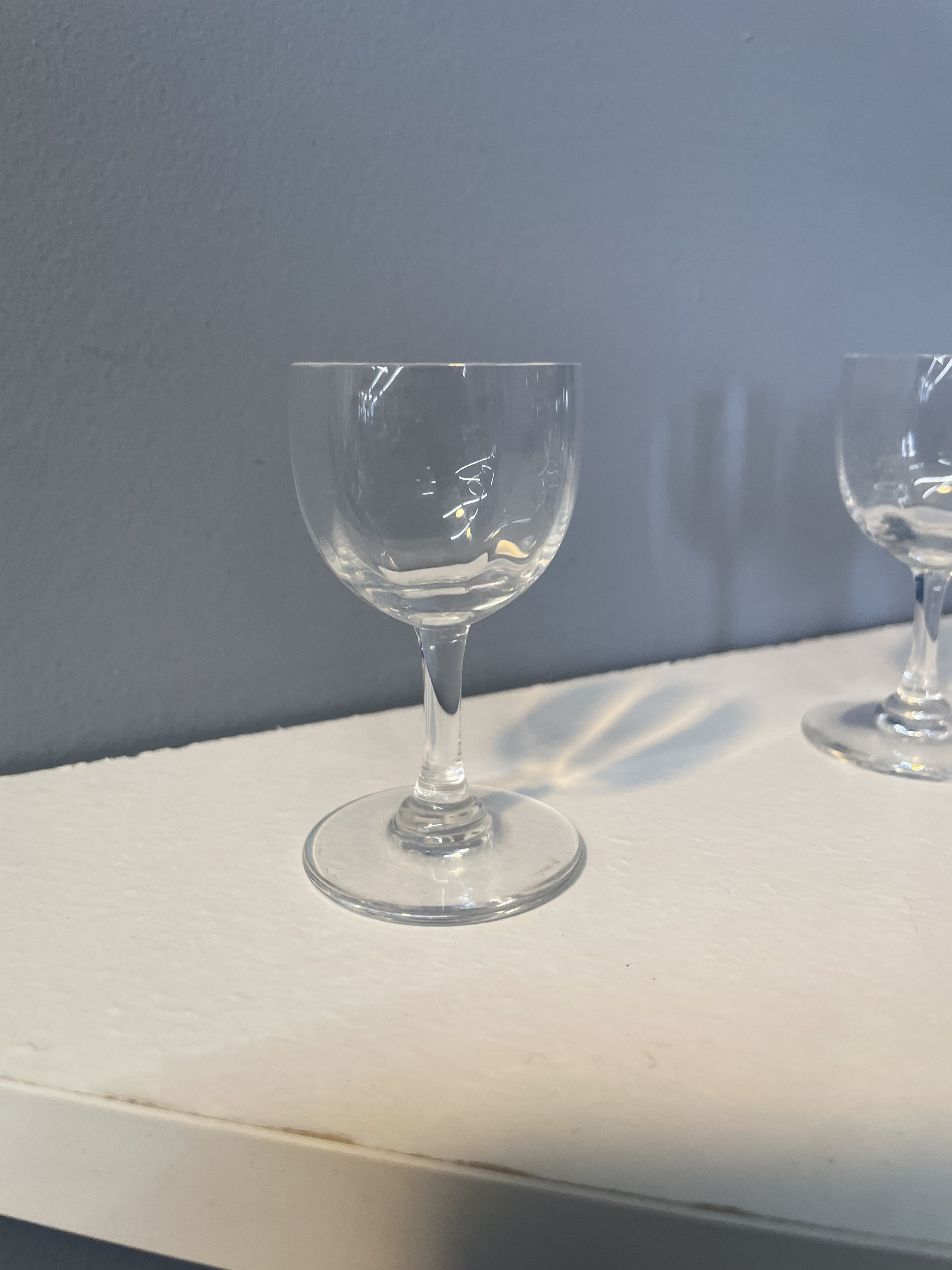 Baccarat Montaigne Optic Cordial Glasses 3 Tall Set of Six Etsy