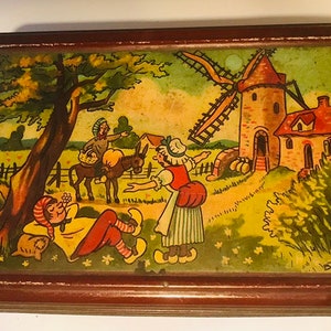 Tin nicknack box - meunier tu dors