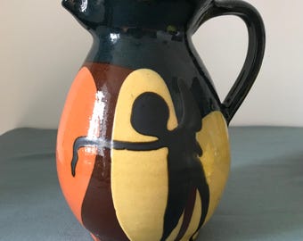Thomas Buxó signierte modernistischen Krug pichet selten
