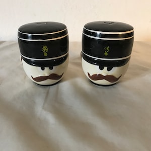 French Gendarme Salt and Pepper Shakers