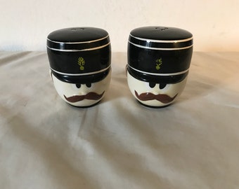 French Gendarme Salt and Pepper Shakers