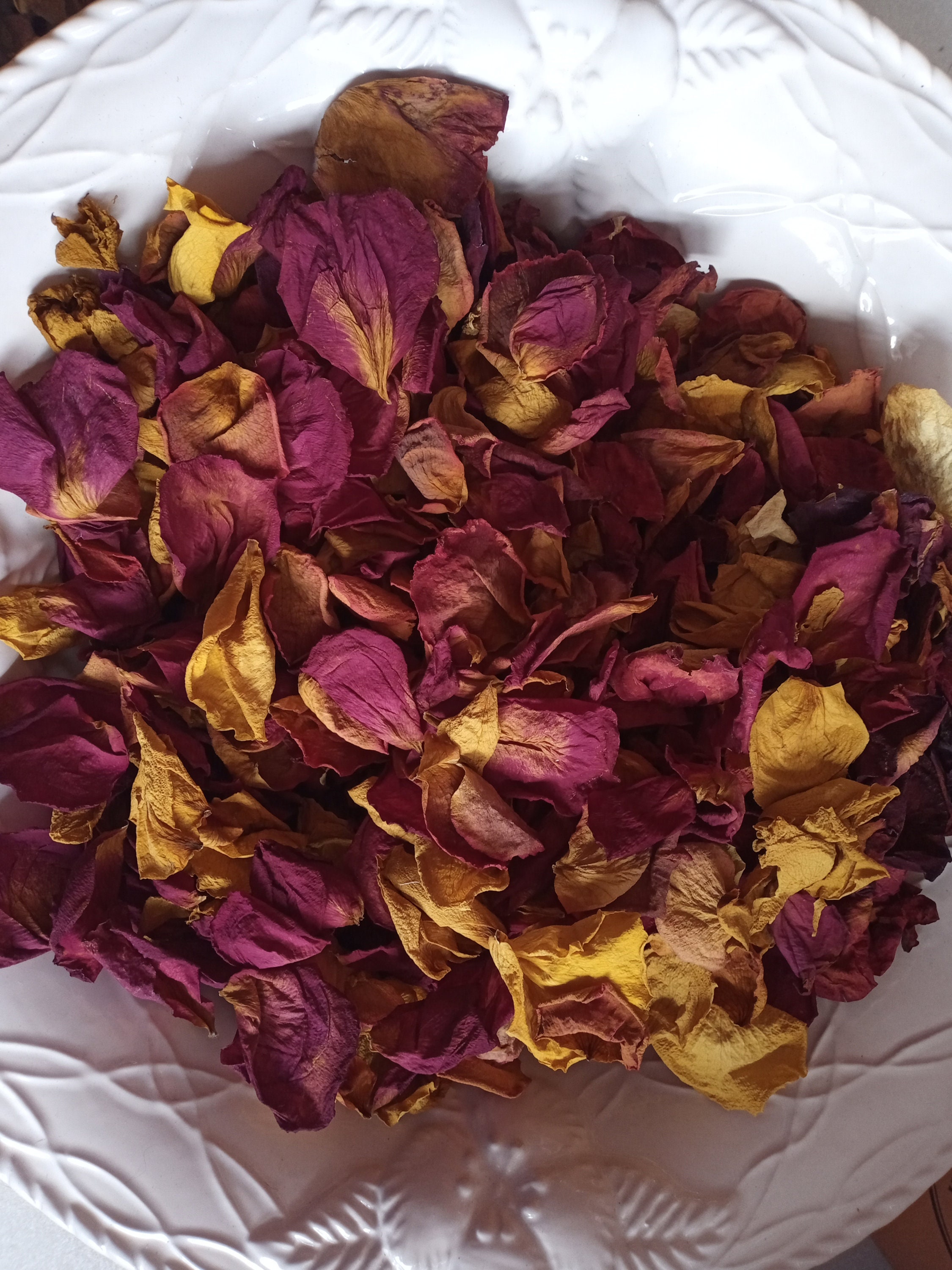 Organic Edible Dried Rose Petals Natural Red Flower Petals Premium