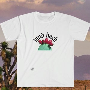 LAND BACK NOPALES Tshirt Unisex Softstyle T-Shirt Land Back Shirt Indigenous Shop