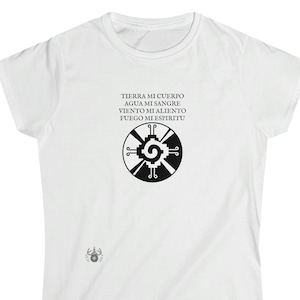 Tierra Mi Cuerpo T-Shirt Women&#39;s Softstyle Tee Tierra Mi Cuerpo Shirt Hunab Ku Shirt In Lakesh T Shirt
