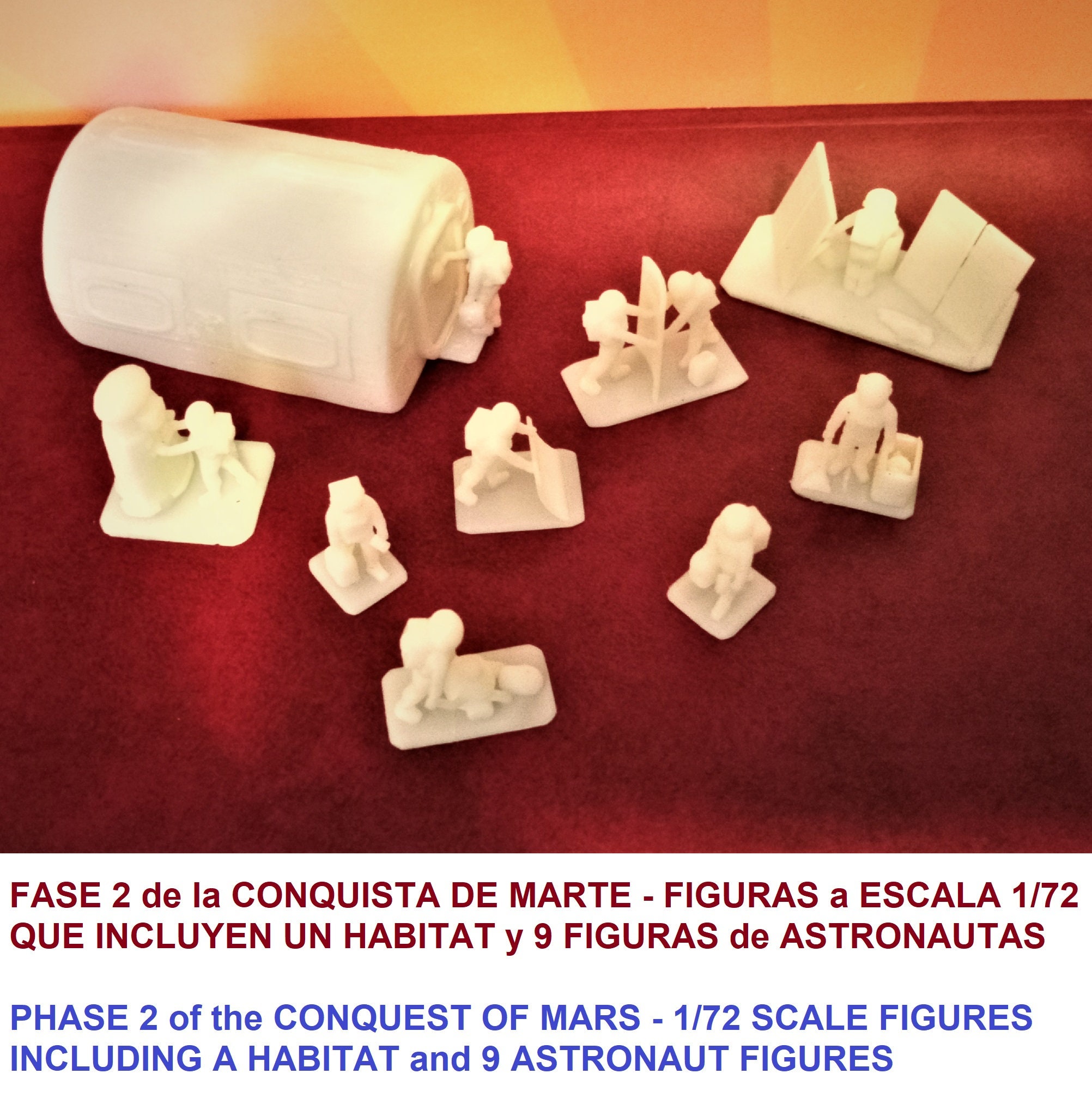 Figurines SpanishWit Conquête De Mars – Lot 1:72 En Résine – Neuf D'Espagne