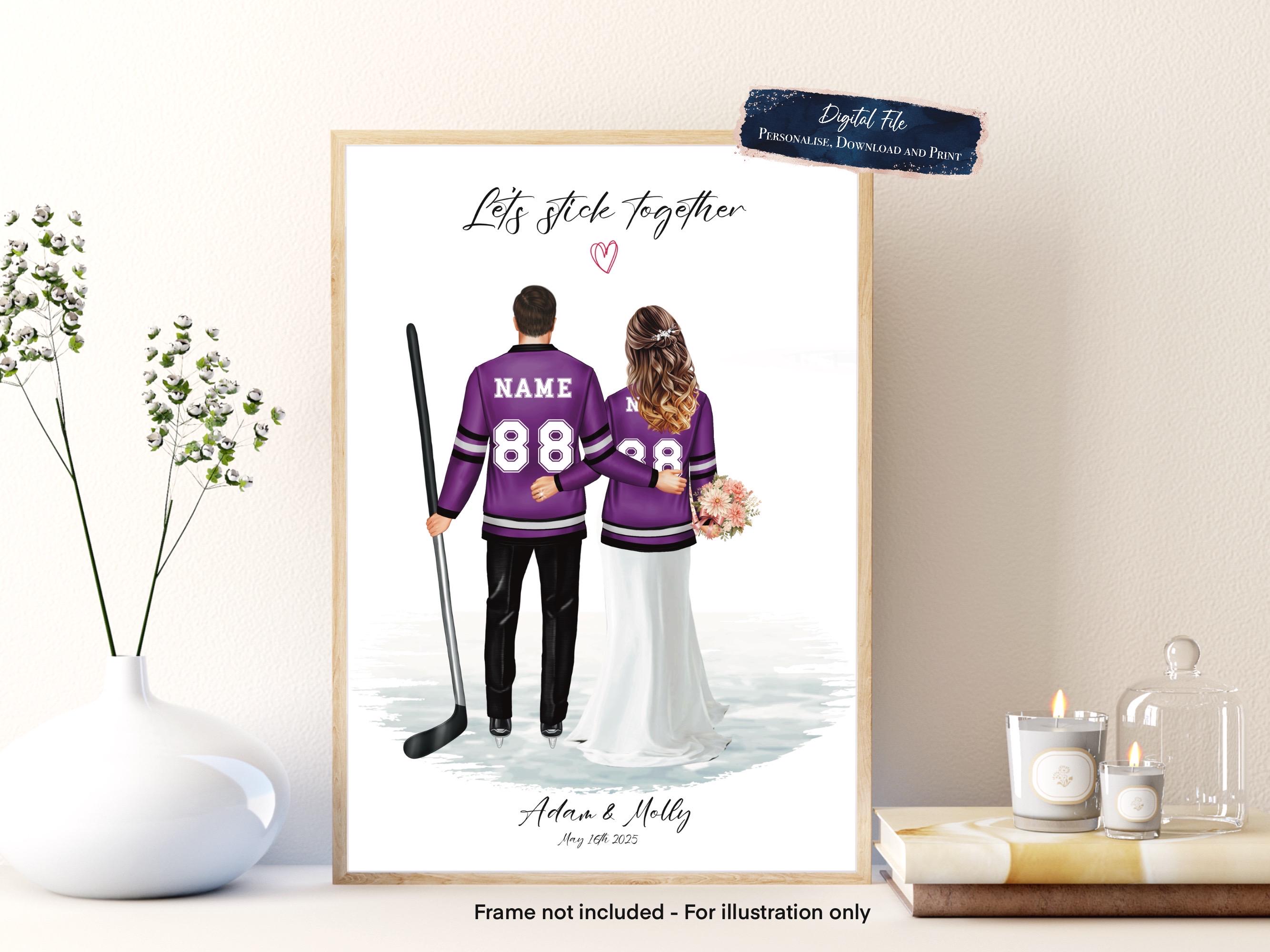 Bride Groom Hockey Jersey - Etsy Bride Groom Hockey Jersey - Etsy
