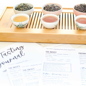 Tea Tasting Journal: Keep Track Of The Teas You've Tried! Digital Download | 8.5 x 11 | Interactive PDF | Printable