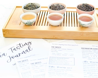 Printable Tea Tasting Journal | Tea Notes, Tracker (Digital Download)