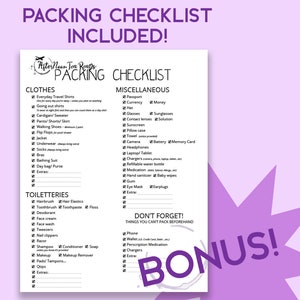 You'll also get my packing checklist so you don't forget a thing!