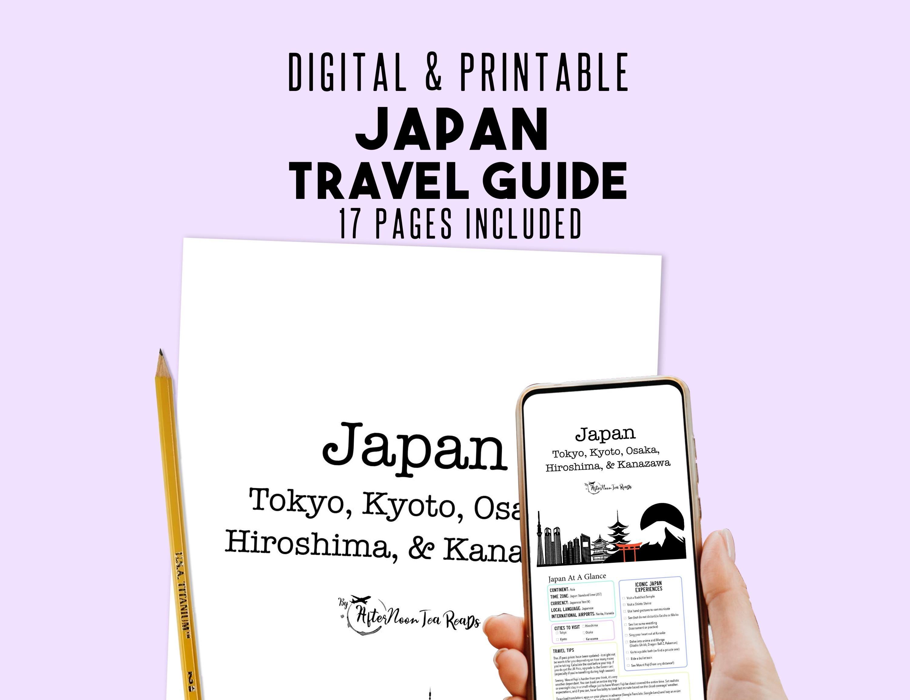 Japan Travel Planner: City Checklists, Packing Lists, Tips, and Guides ...