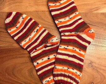 Gestrickte Socken | handgestrickt |Wollsocken in Größe 37