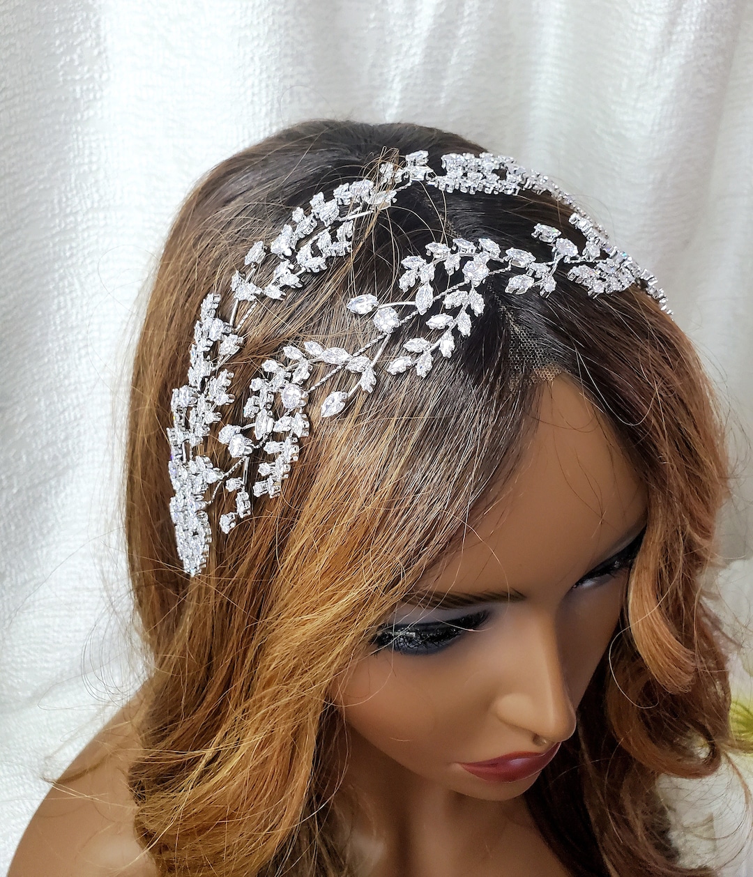 bridal headpiece for hair down