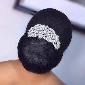 Bridal Headpiece Wedding Hair Comb Bridal Head Piece Crystal Hair Wreath Head Piece Brides Accessory Weddings Jewelry Bride Accessories