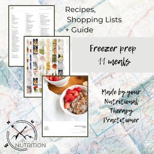 Meal Prep 11 Freezer Meals!