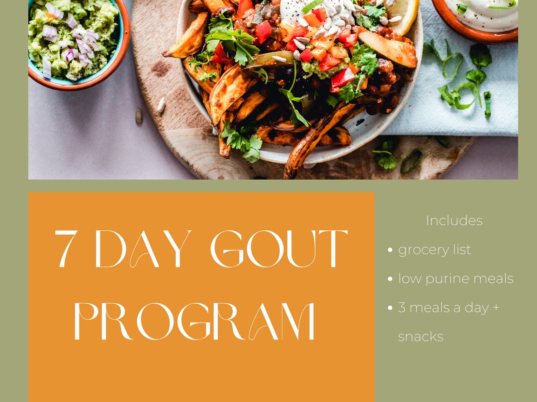 Meal Plan for Gout - Etsy